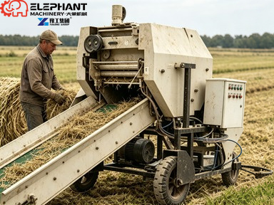 Silage Baler Machine - Silage-Verpackungsmaschine Rundballenpresse Weizen-Quadratballenpresse Silage-Ballenpresse Verpackungsmaschine
