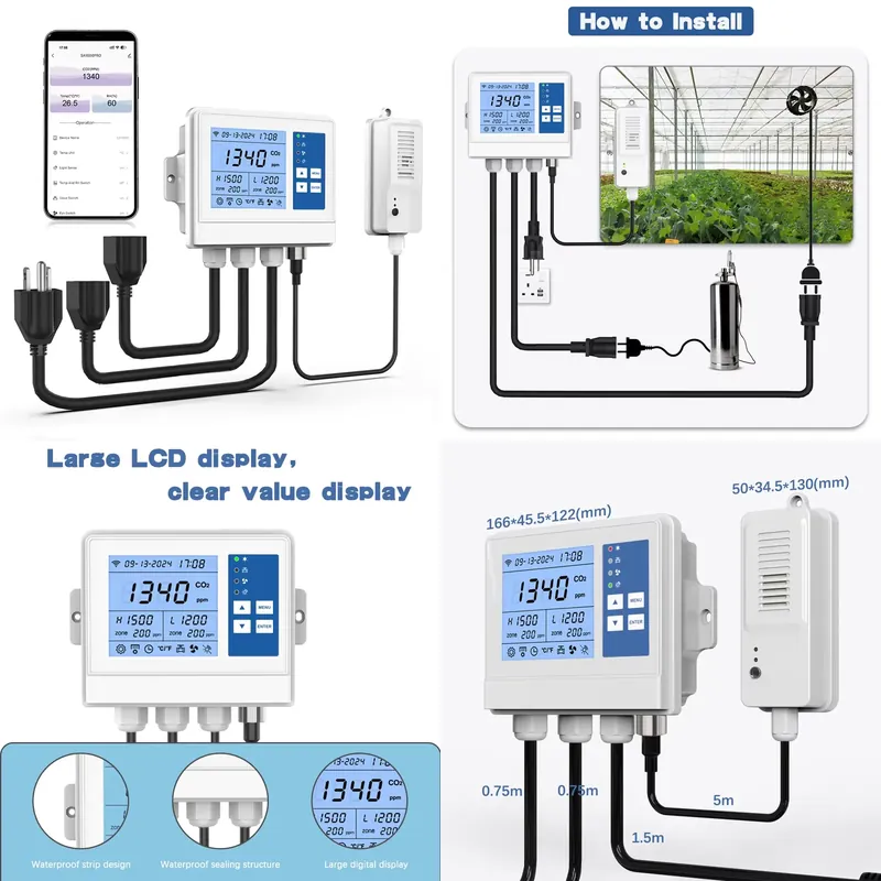 Farming Agriculture - Intelligenter Klimacontroller WLAN Umweltcontroller für Obst-