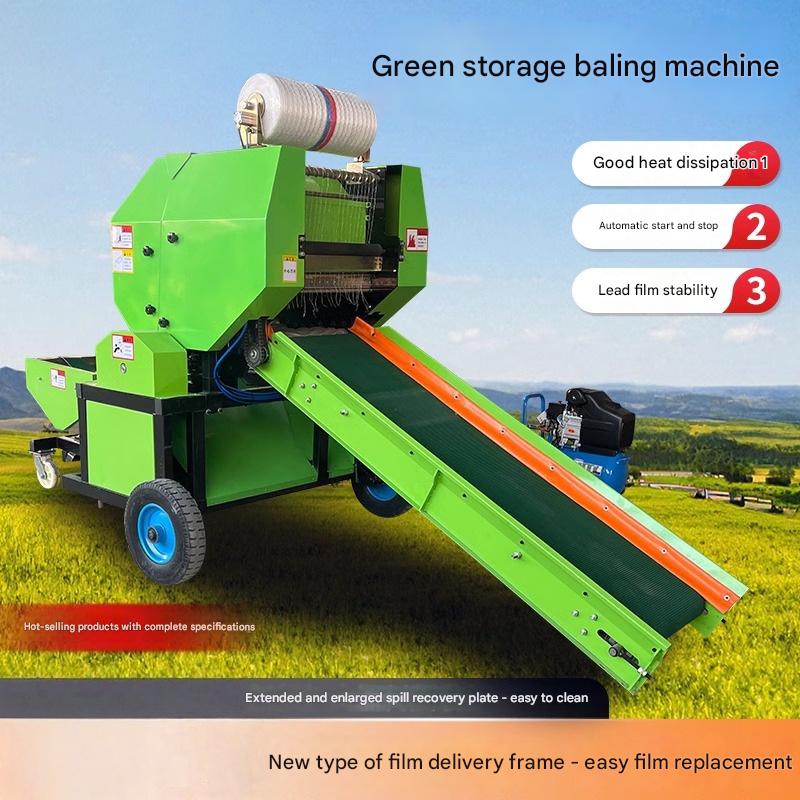 Silage Baler Machine - Hydraulische Silage-Ballenpresse, Hochleistungs-Rundballenpresse für Mais-, Heu-