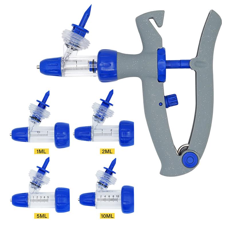 Veterinary Syringe Gun - 1/2/5/10 ml Automatische Veterinär Kontinuierliche Spritze