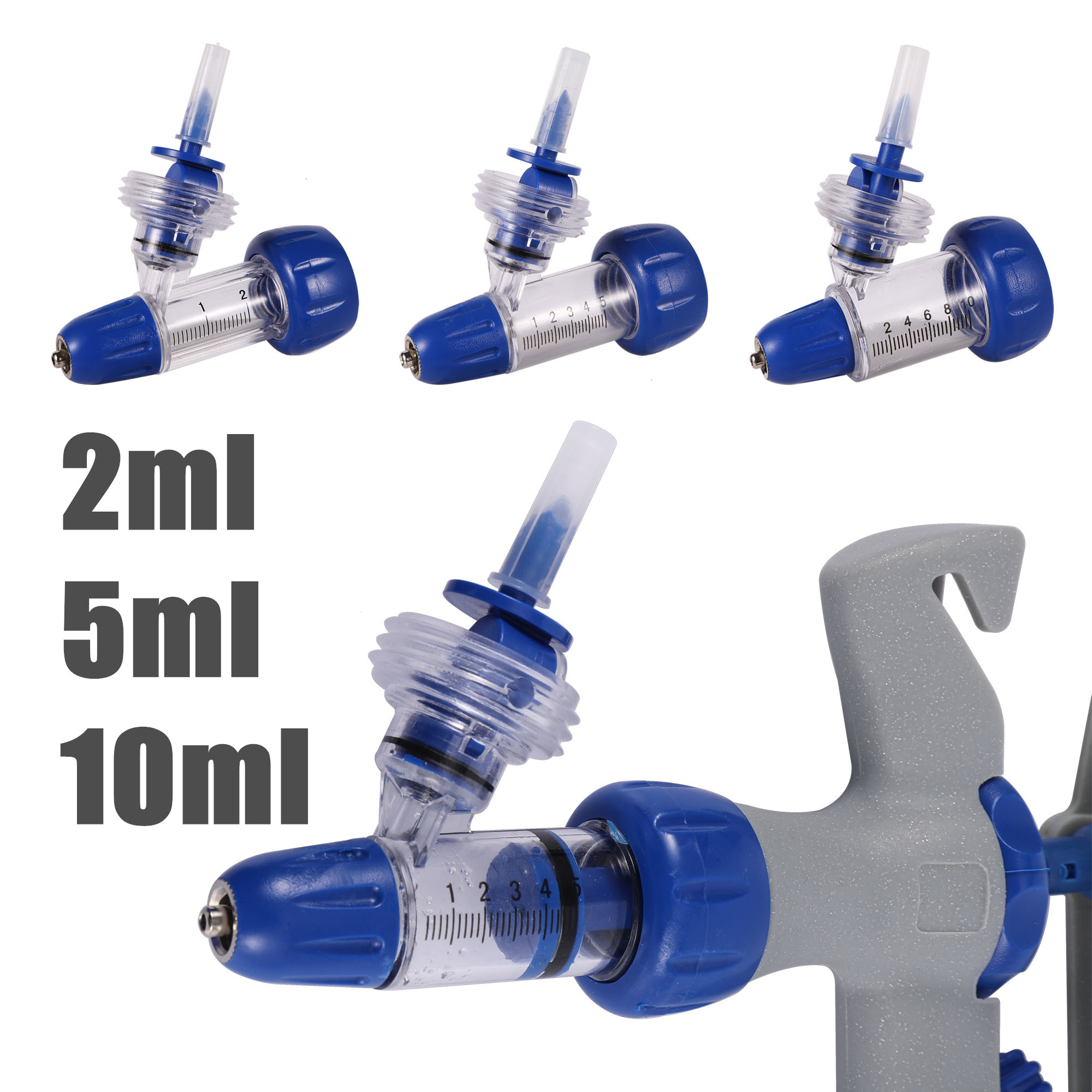 2/5/10 ml Automatische Kontinu – Veterinary Syringe Gun Bewertung und Preis