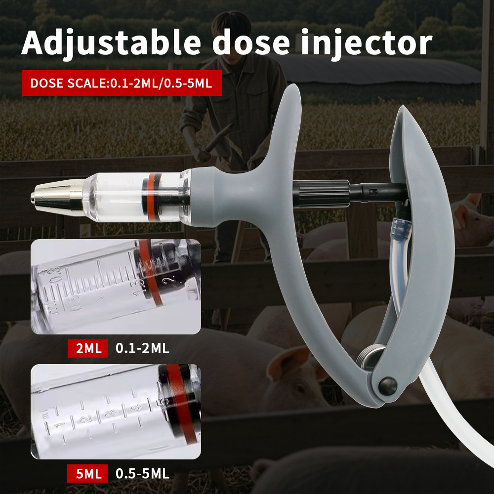 1 Pc 2 ml/5 ml Tier Kontinuier – Veterinary Syringe Gun Bewertung und Preis