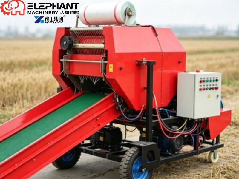 Mini-Rundballenpresse für Heu, – Silage Baler Machine Bewertung und Preis