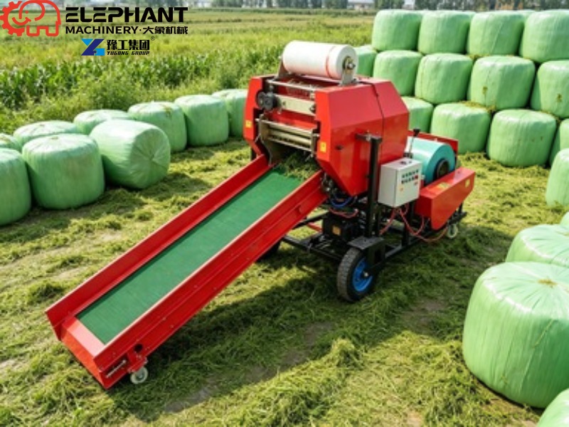 Mini-Rundballenpresse für Heu, – Silage Baler Machine Bewertung und Preis