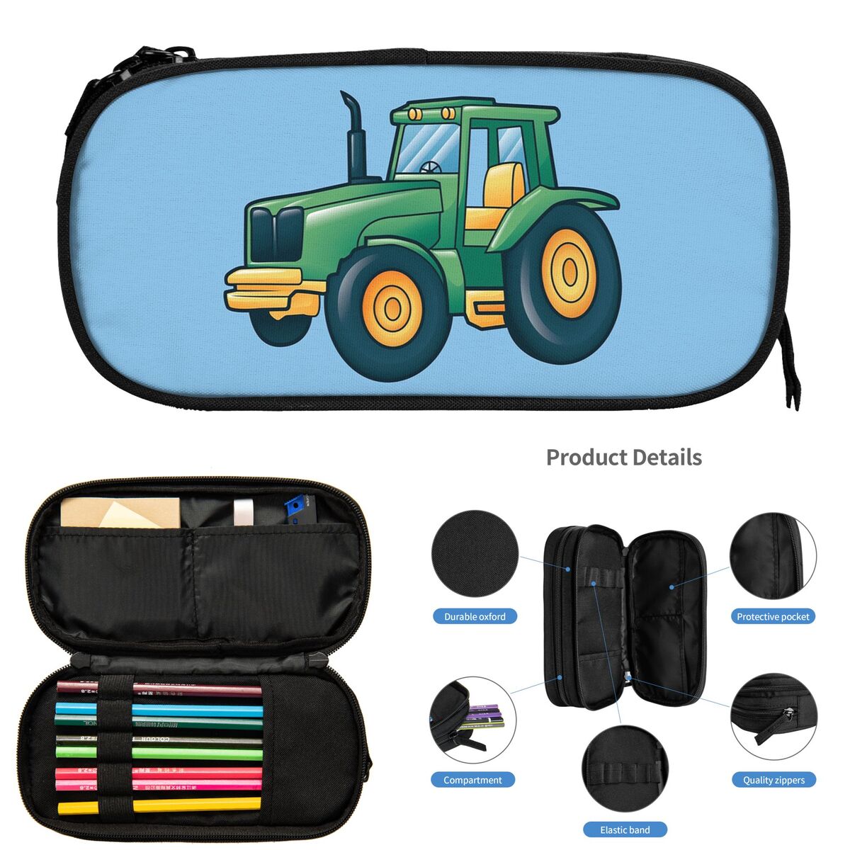 Federmäppchen mit Cartoon-Moti – Agriculture Farming Cartoon Bewertung und Preis